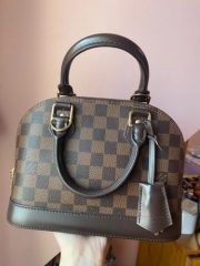 Louis Vuitton Damier Ebene coated canvas N41221 Alma BB photo review